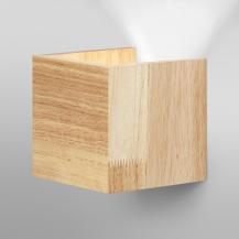 LEDVANCE SMART+ WIFI Orbis Wandlampe Wood Square aus Echtholz mit Tunable White Technik